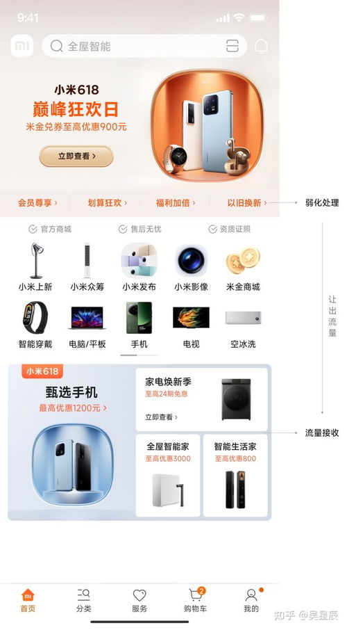 产品设计案例分析 小米商城app全新升级