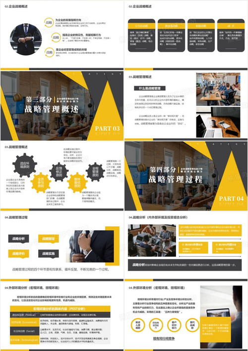 2024简约风公司企业发展战略述职汇报ppt模板下载 熊猫办公